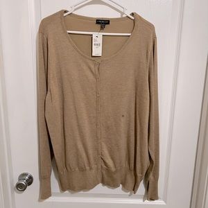 NWT Lane Bryant long sleeve crew neck cardigan. Size 18/20